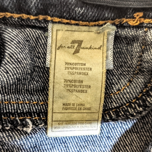 3/$15 7 FOR ALL MANKIND jeans (size 5) - Picture 8 of 9